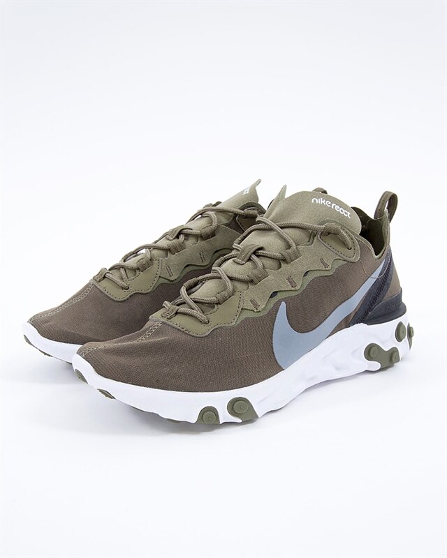 nike react element 55 olive green