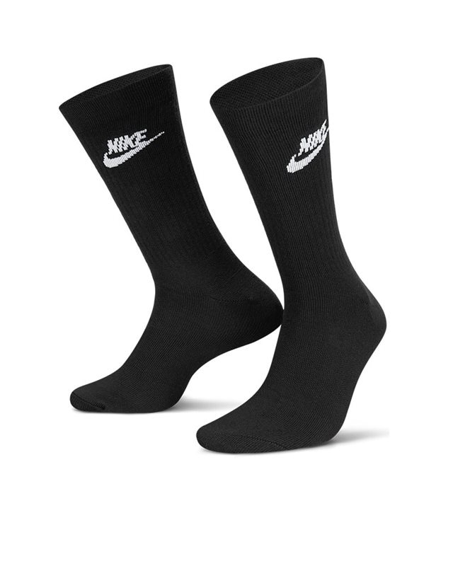 Nike Sportswear Everyday Essential Crew Socks (3 Pairs) (DX5025-010)