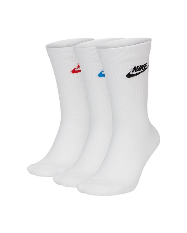 Nike Sportswear Everyday Essential Crew Socks (3 Pairs) (SK0109-911)