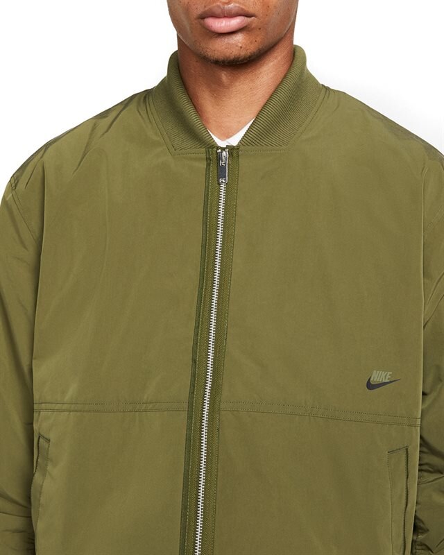 nike lined bomber jacket