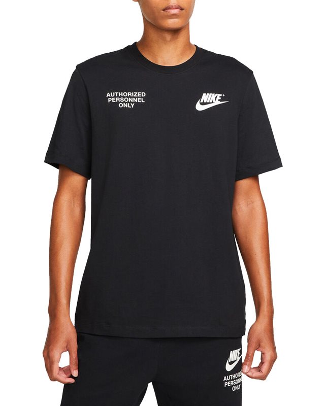 Nike Sportswear Tech Authorised Personnel T-Shirt | DO8323-010 | Black ...