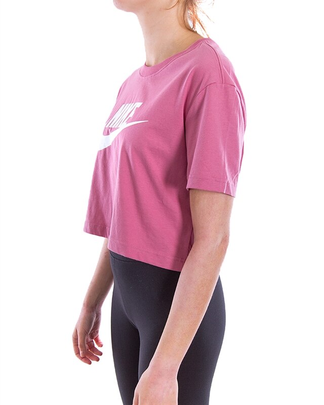 nike sportswear women's essential icon futura crop t shirt