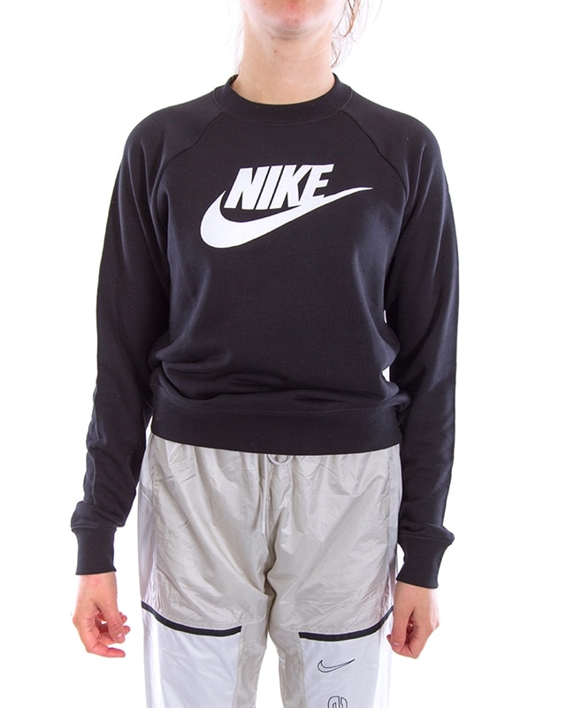 Nike Wmns Sportswear Essential Fleece Crew BV4112-010 Black Clothes Footish
