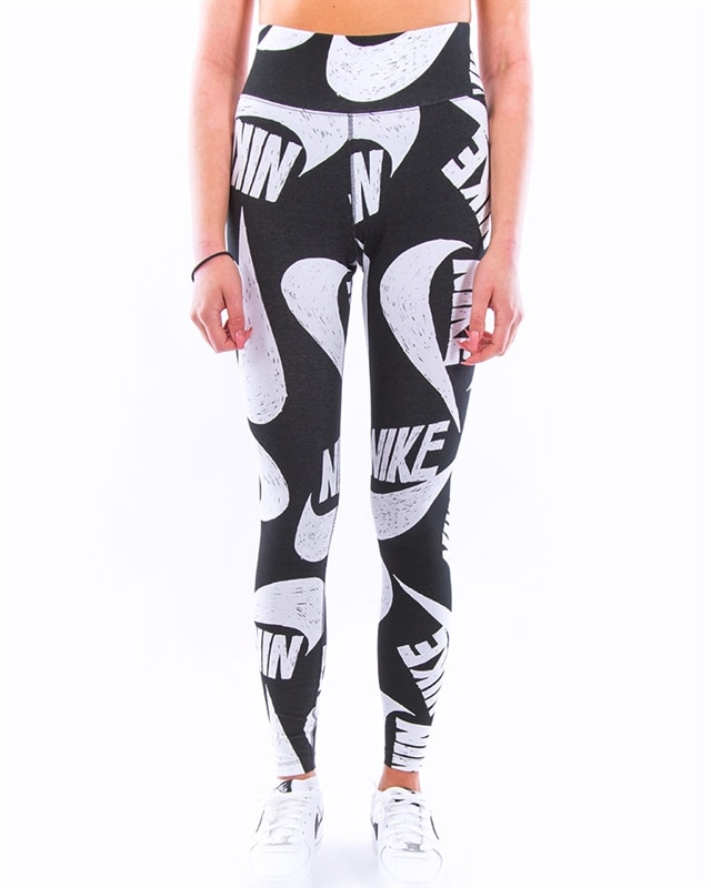 Black sales printed leggings