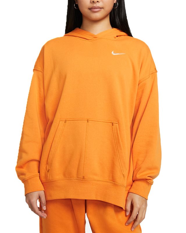 Nike Wmns Sportswear Swoosh Hooded Long Sleeve Top DM6201-738 Orange Clothes Footish