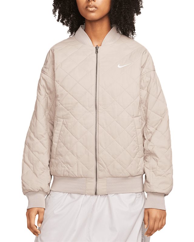 Nike colorblock quilted down bomber jacket online
