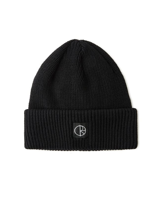 Polar Skate Co Double Fold Merino Beanie (PSC-CO-DOUBLEBEANIE-BLK)