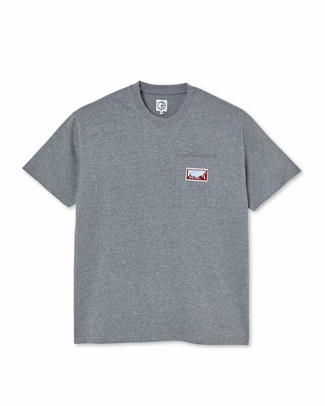 Polar Skate Co Spiral Pocket Tee (PSC-S22-5-GRY)