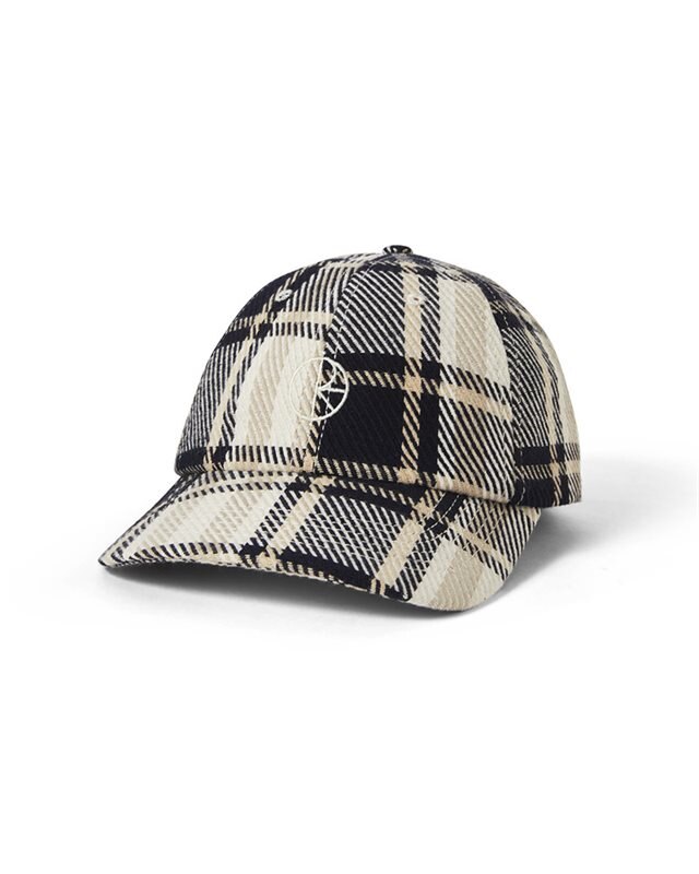 Polar Skate Co Stroke Logo Flannel Cap (PSC-F23-53)