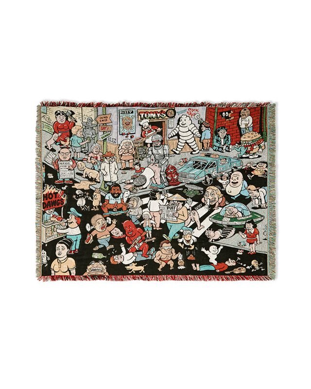 Polar Skate Co Throw Blanket Street Corner (PSC-W25-83)