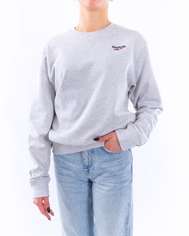 Reebok Classics Small Vector Crew | FM3970 | Gray | Kläder | Footish