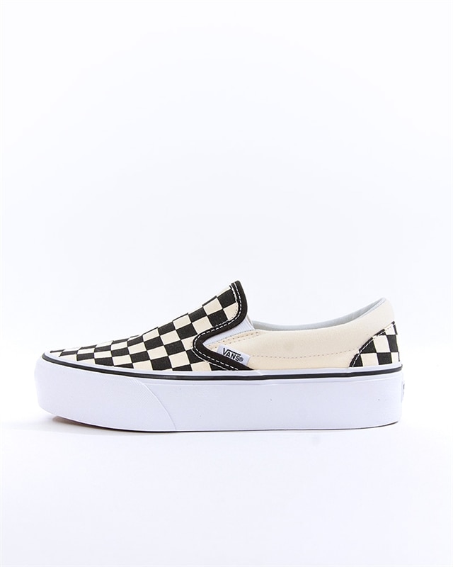 Vans Classic Slip-On Platform (Checkerboard) (VN18EBWW1)