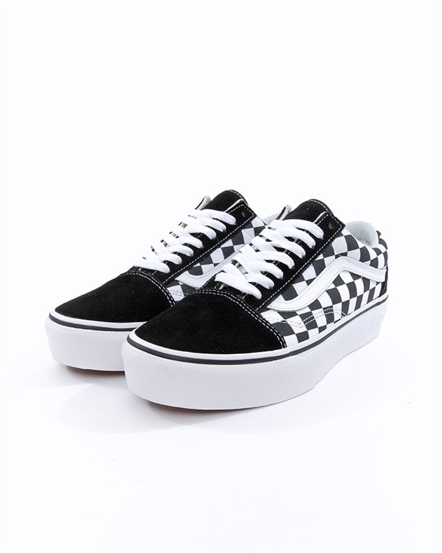 platform checkerboard old skool vans