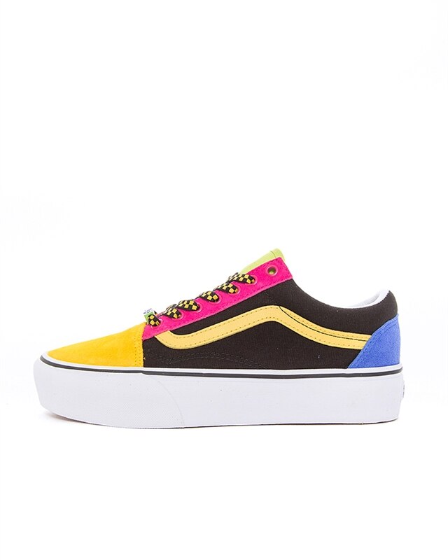 vans old skool platform yellow