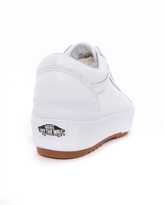 vans old skool stacked leather sneaker