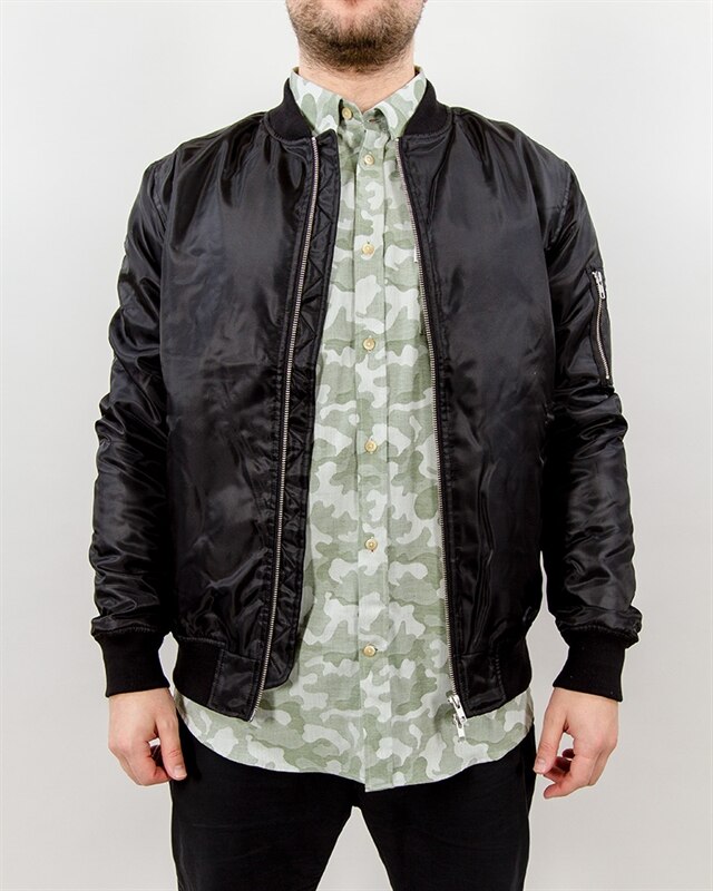 WeSC The Bomber Padded Jacket Black 