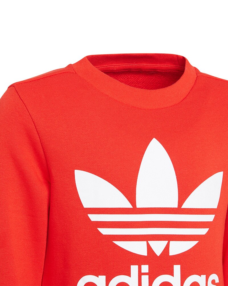 adidas Originals Adicolor Crew Set | H25251 | Röd | Kläder | Footish