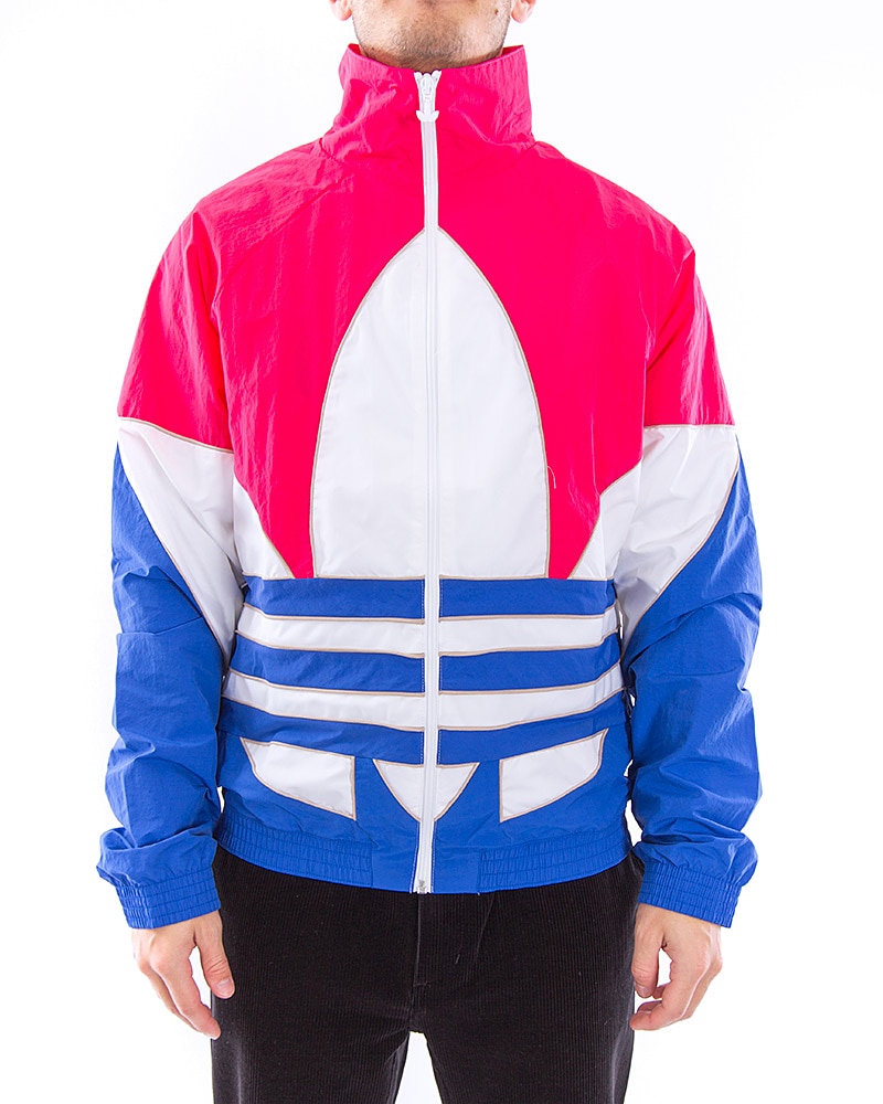 Buy now ADIDAS BIG TREFOIL OUTLINE WOVEN COLORBLOCK TRACK JACKET - GE6224