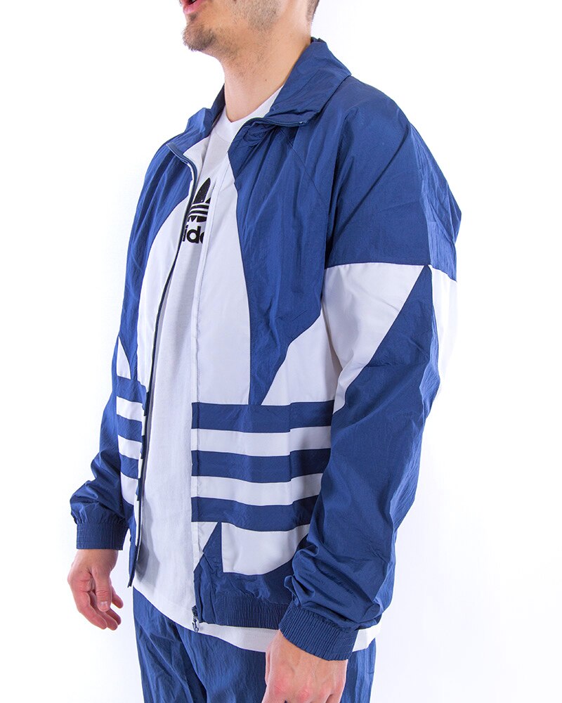 adidas Originals Big Trefoil Tracktop | FM9894 | Blue | KlÃ¤der | Footish