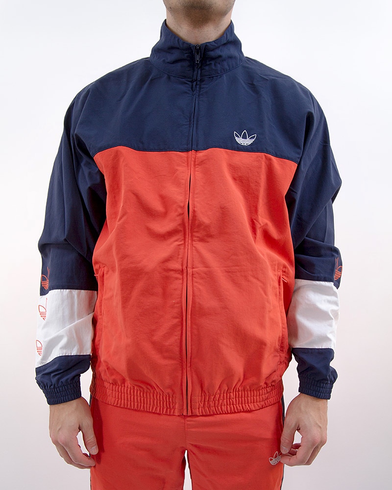 adidas originals blocked warm up jacket