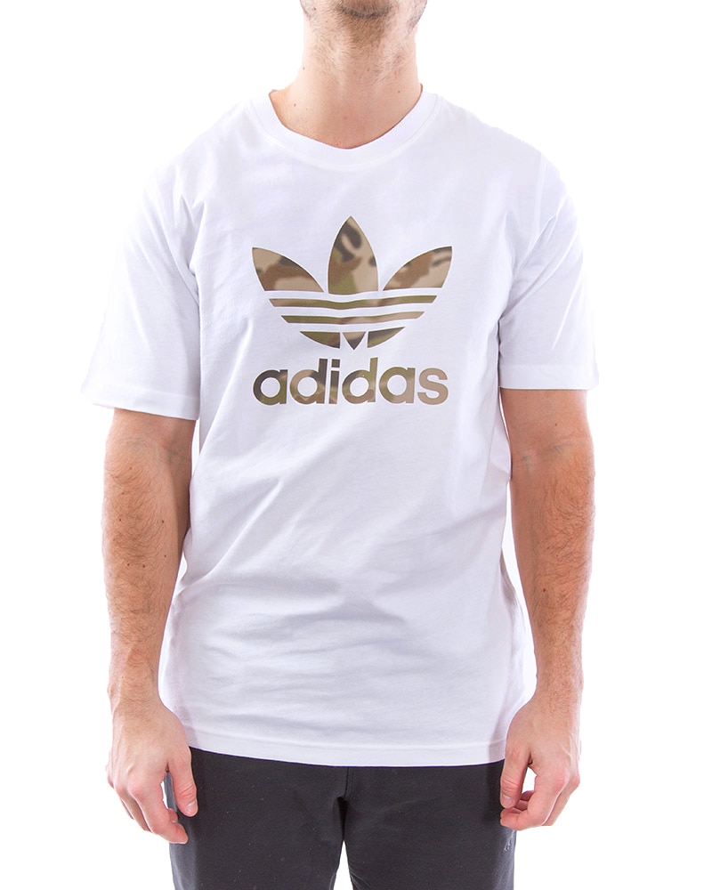 adidas Originals Camo Infill Tee | GN1855 | White | Clothes | Footish