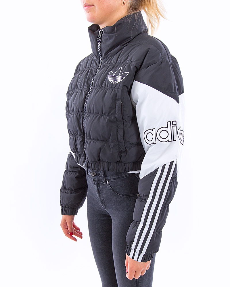 adidas Originals Cropped Puffer Jacket | ED7598 | Svart | KlÃ¤der | Footish