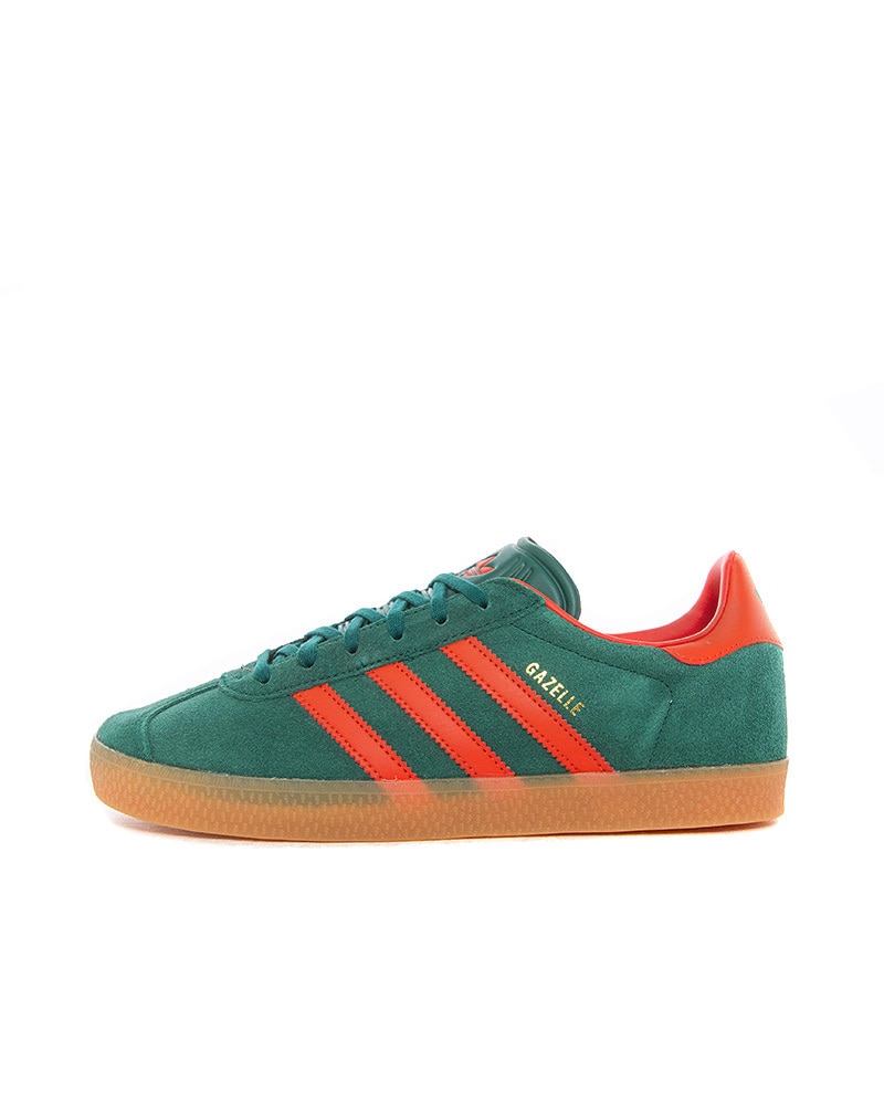 adidas Originals Gazelle J IE8604 Green Sneakers Shoes