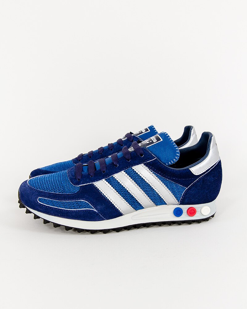Adidas Originals Mesh Blue Black White La Trainer 'Classic adidas L.A. Trainer (Vivid Teal Dark Petrol Running