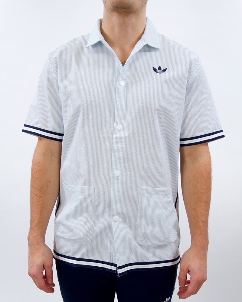 Adidas seersucker shirt deals