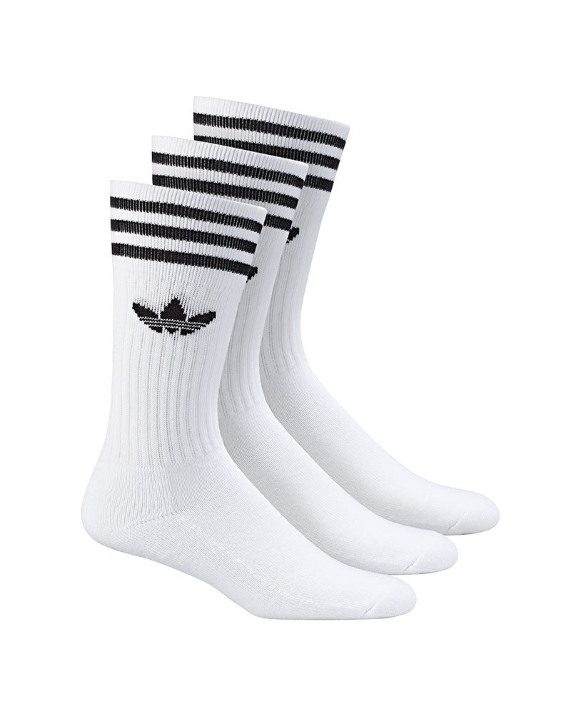 adidas Originals Solid Crew Sock | S21489 | Vit | Kläder | Footish