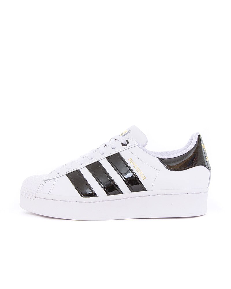 Adidas Originals Sz 7 Superstar Bold W White Black Gold Womens Shoes FV3336  | 692740754482 - Adidas shoes Superstar Bold - White | SporTipTop