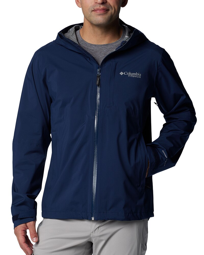 Columbia Ampli-Dry II Shell | 2071061-464 | Blue | Clothes | Footish