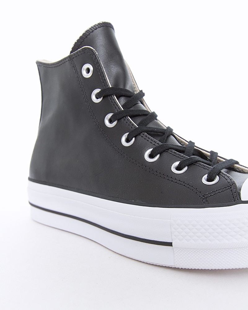 Converse All Star Lift Leather High | 561675C | Svart | Sneakers | Skor | Footish
