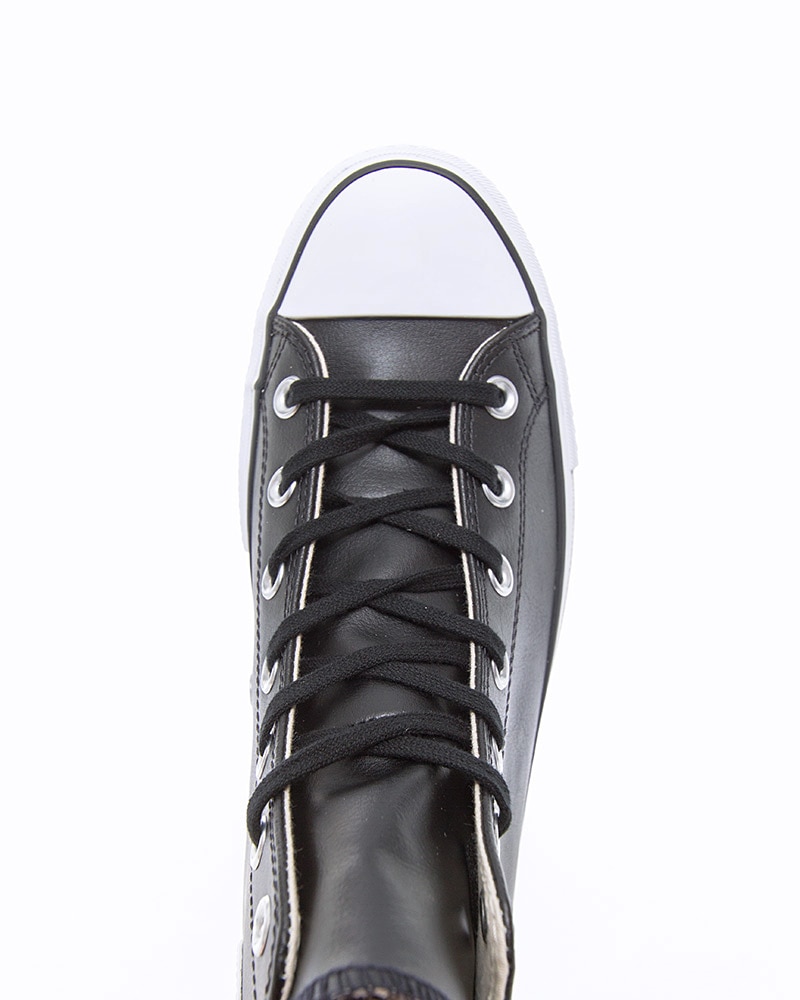 Femme Baskets mode | Converse CHUCK TAYLOR ALL STAR LIFT CLEAN LEATHER HI Noir