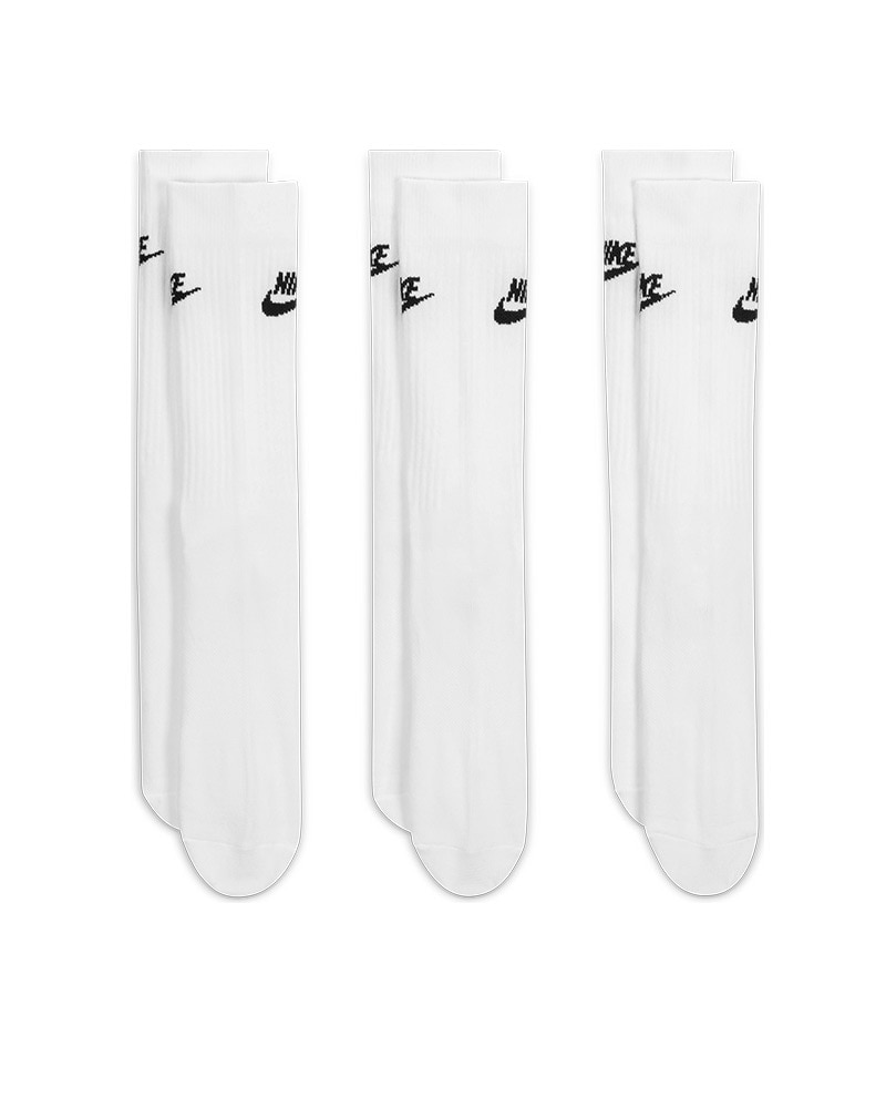 Nike Sportswear Everyday Essential Crew Socks (3 Pairs) | DX5025-100 ...