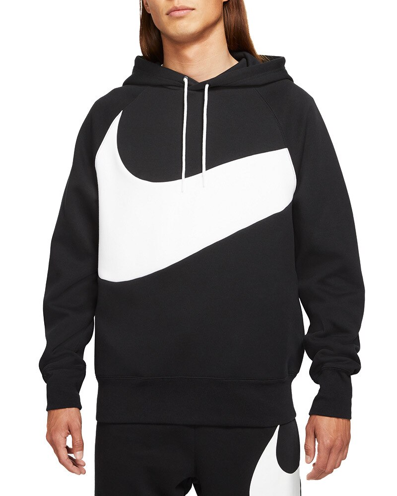 Nike Sportswear Swoosh Tech Fleece Pullover Hoodie | DD8222-010 | Black ...