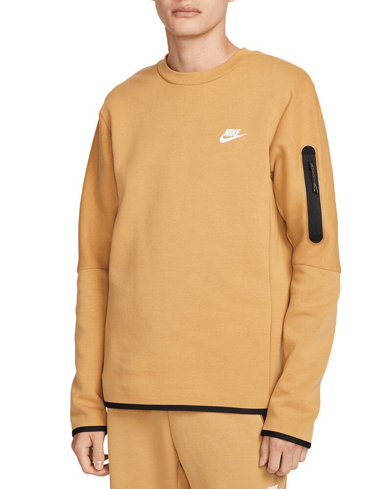 Nike Sportswear Tech Fleece Crew Sweatshirt | CU4505-722 | Brun ...