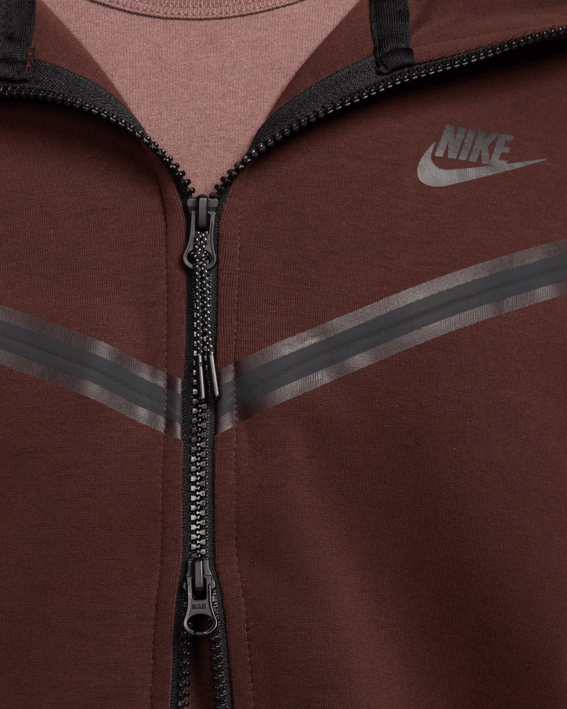Nike Sportswear Tech Fleece Full-Zip Hoodie | CU4489-227 | Brun ...