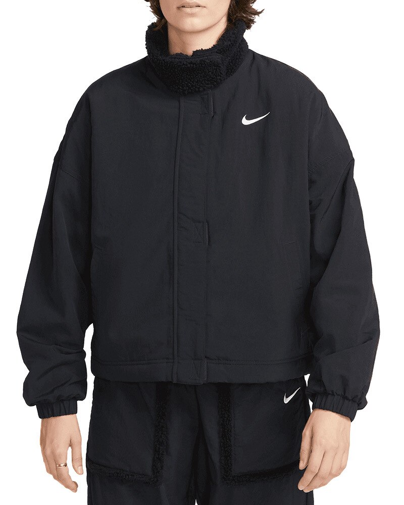 Nike Wmns Sportswear Essential Woven Fleece-Lined Jacket | DQ6846