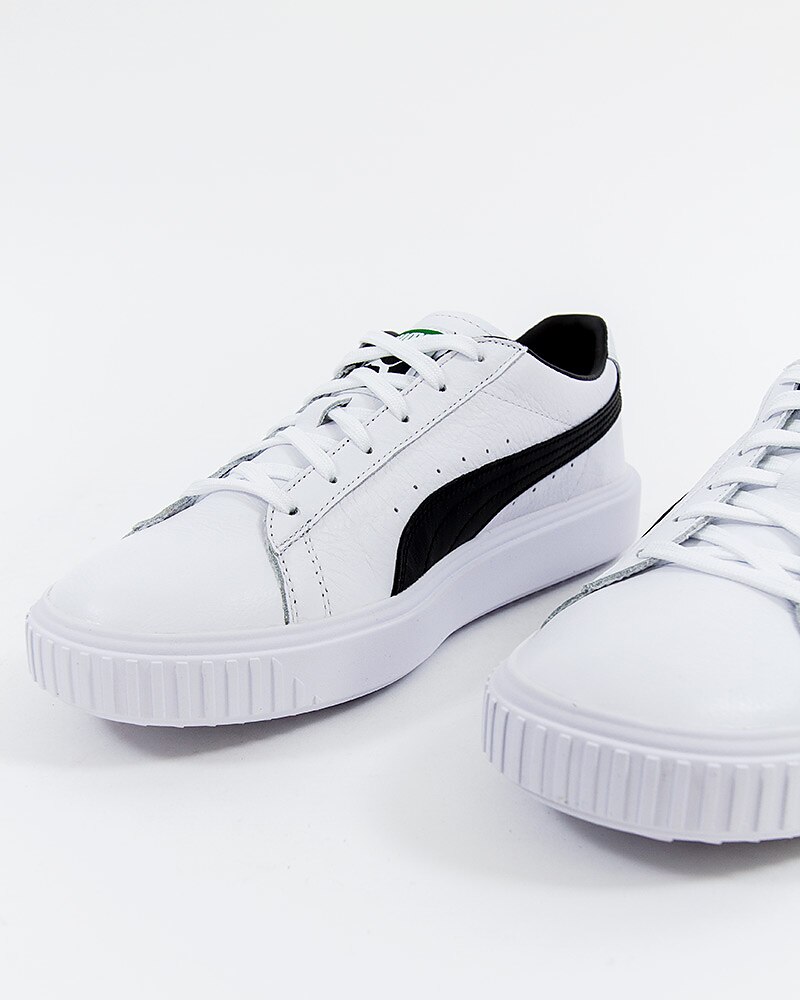 puma breaker leather all white