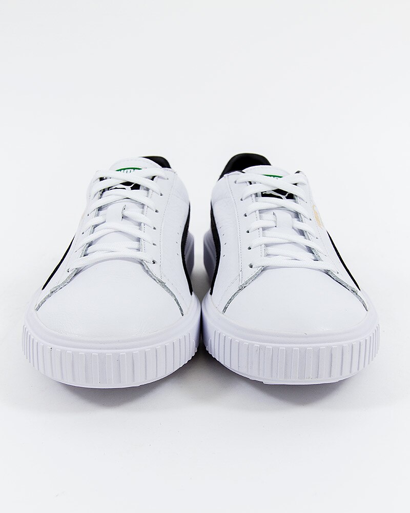 puma breaker leather all white