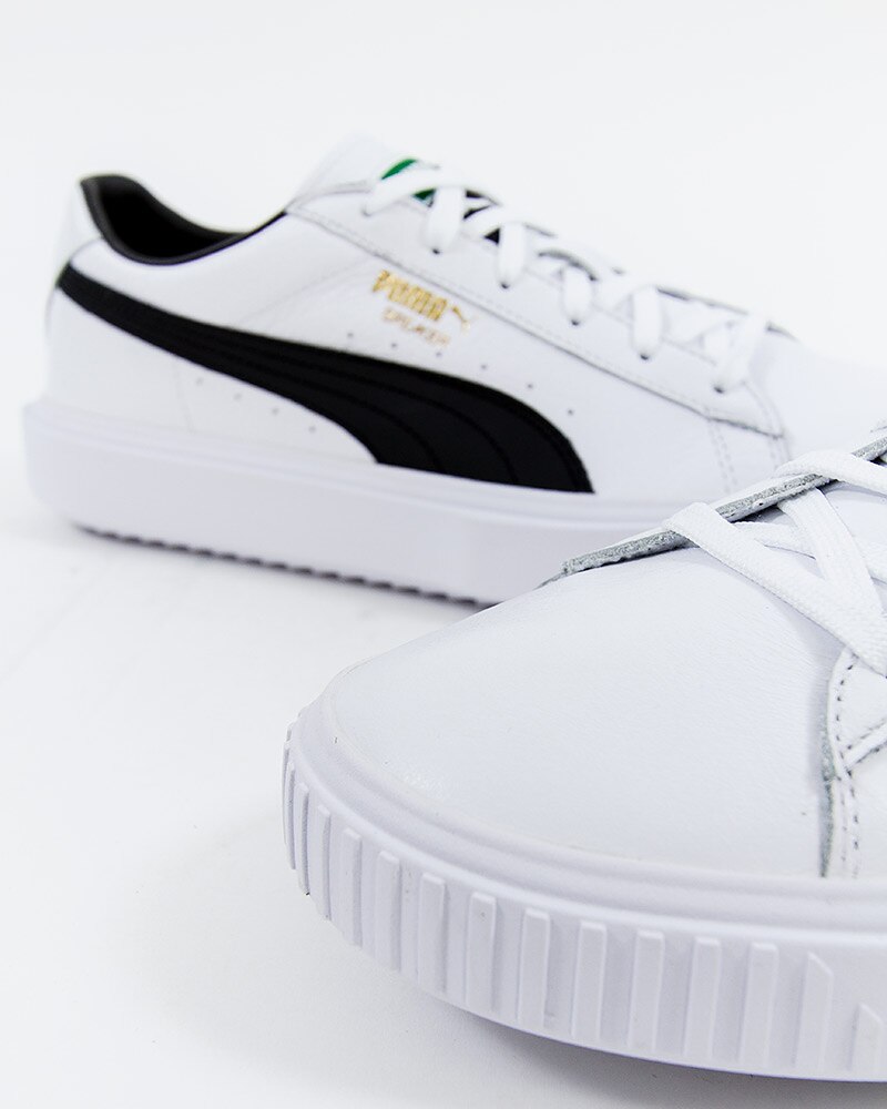puma breaker leather all white
