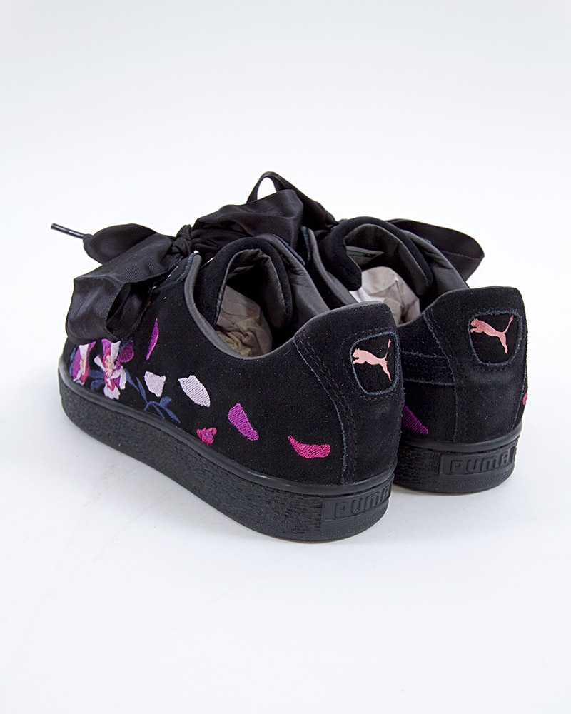puma suede heart flowery