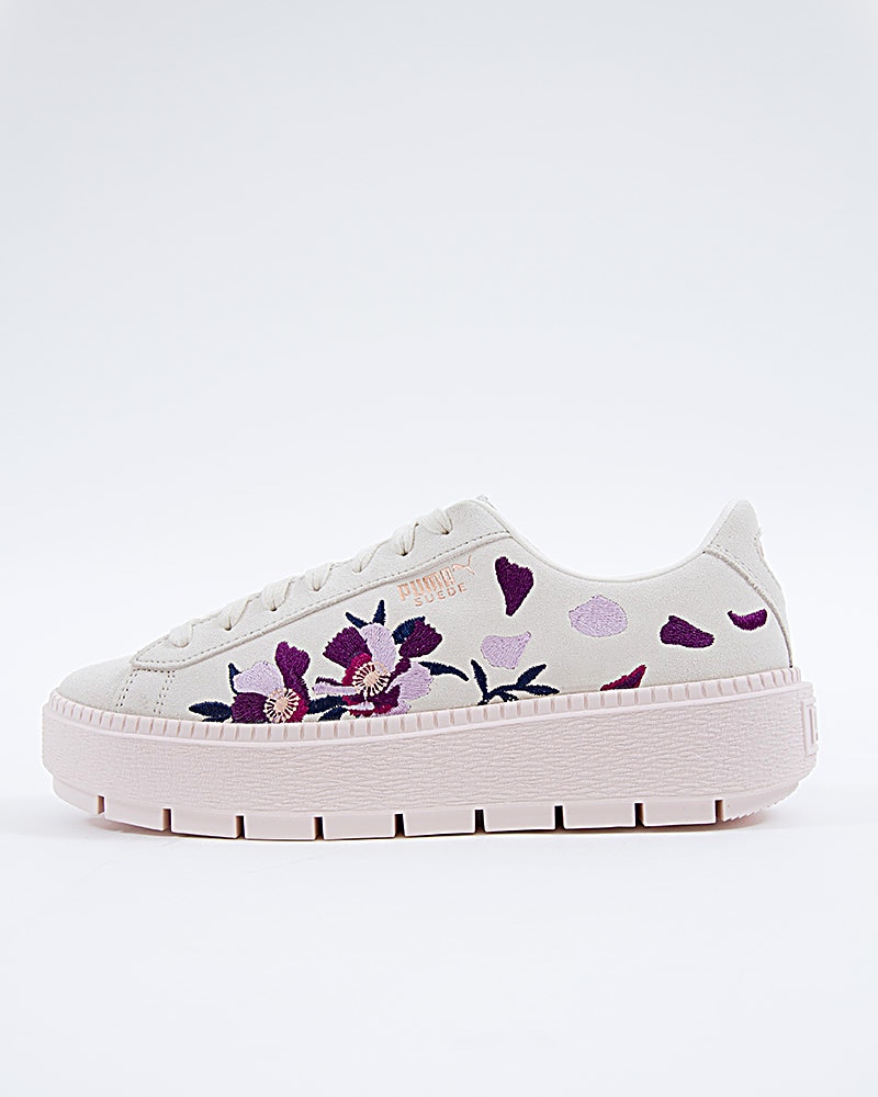 puma platform trace flowery