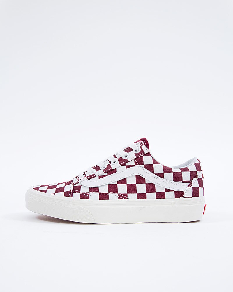 Vans Old Skool Checkerboard VA38G1U54 Red Sneakers Skor Footish