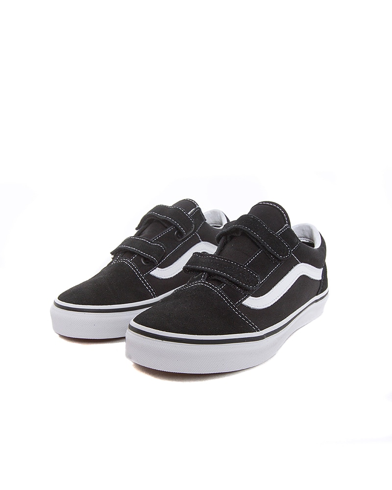 Vans Old Skool Hook And Loop Kids | VN000VHE6BT | Svart | Sneakers ...