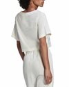 adidas Originals Linen Cropped Baseball T-Shirt (HB9538)