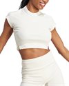 adidas Originals Lounge Ribbed Crop T-Shirt (IP2272)