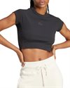 adidas Originals Lounge Ribbed Crop T-Shirt (IT2547)