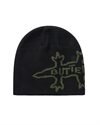 Butter Reptile Skully Beanie (BG254808-BLK)